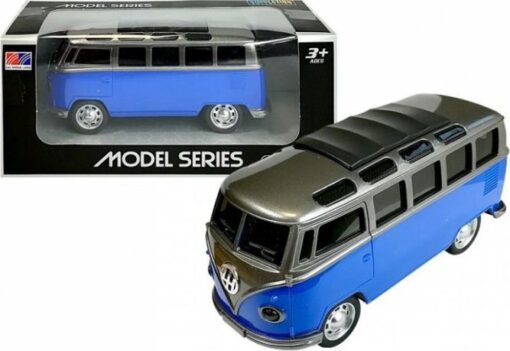 LEANToys Autobus Resorak T1 z napędem niebieski