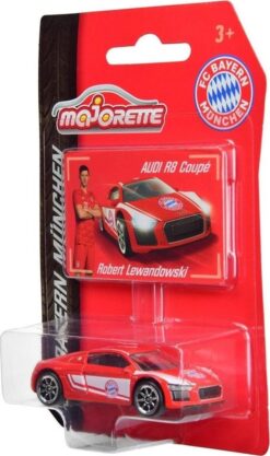 Majorette Majorette Samochodzik Auto FC Bayern Monachium Robert Lewandowski Audi R8 Coup uniwersalny