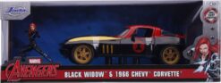 Dickie Marvel Black Widow Chevy 1966 1:24