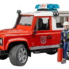 BRUDER 2596 Land Rover wóz strażacki