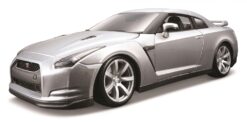 BBurago Model 1:18 2009 Nissan GT-R srebrny