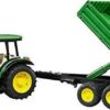Bruder Traktor John Deere 5115M z przyczepą wywrotką (02108)