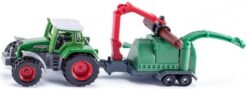 Siku Traktor z rębakiem do drewna (S1675)