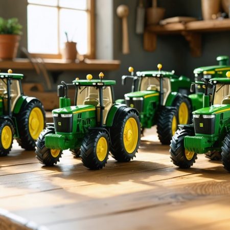Modele John Deere: Solidne miniatury traktorów