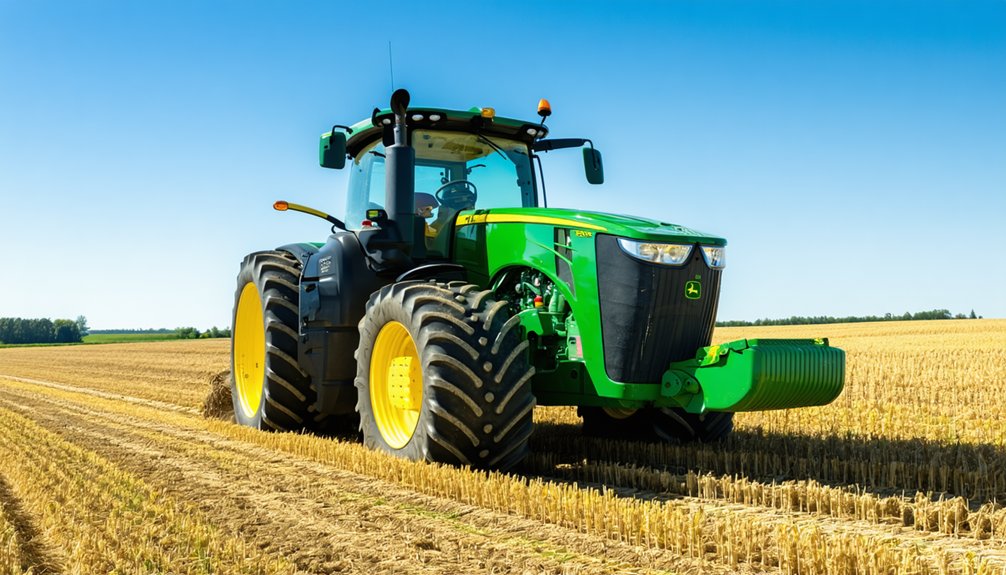 potężny wydajny traktor rolniczy