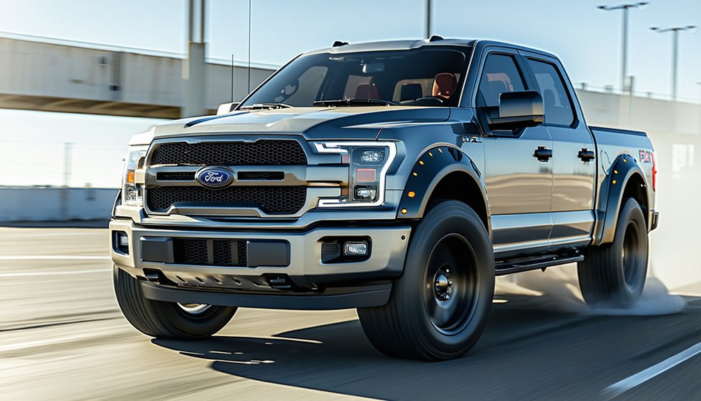 potężny pickup z silnikiem V8