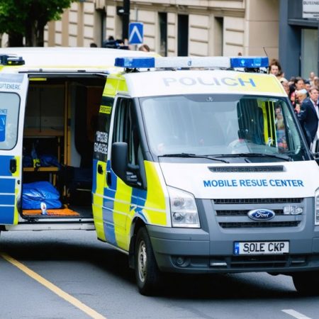 Ford Transit Policja: Mobilne Centrum Ratunkowe