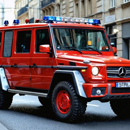 Mercedes Straż: Profesjonalny Pojazd Ratunkowy