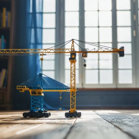 Dźwig Zabawka: Wysokie Struktury w Zasięgu Ręki